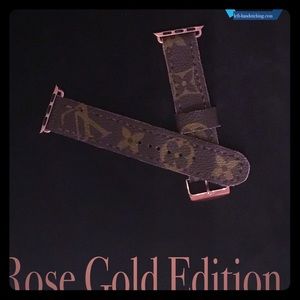 Authentic Louis Vuitton 42mm Rose Gold Apple Band